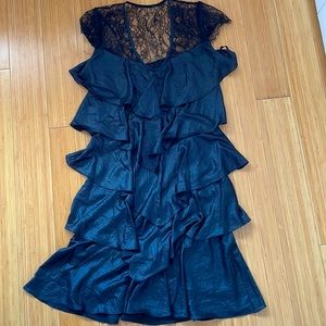 Max Azria XS stretch dress basic black